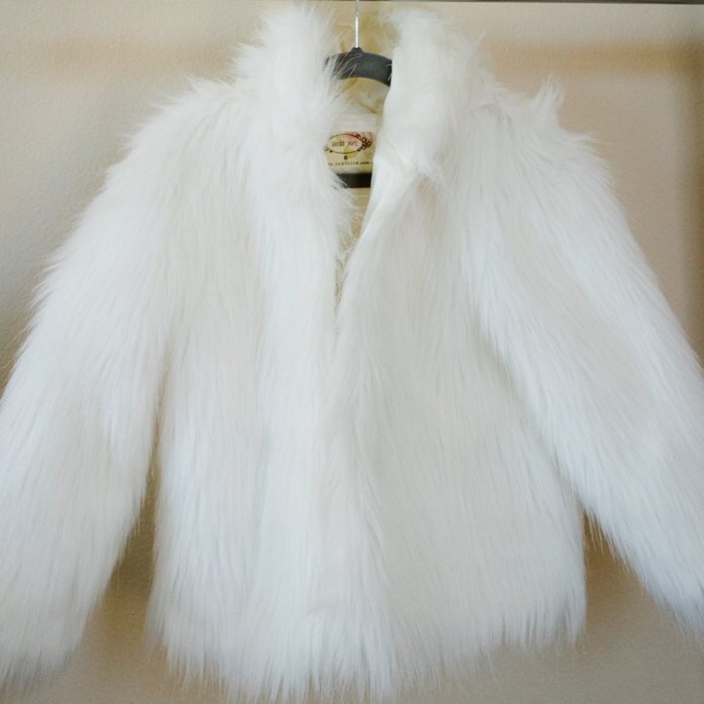 Joyfolie Girls Faux Fur Jacket